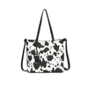 Western-Inspired Cow Print Chic Tote Bag