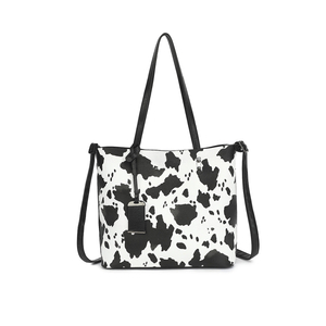 Western-Inspired Cow Print Chic Tote Bag