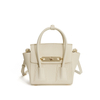 Minimalist Genuine Leather Lock Buckle Double Wing Crossbody Handbag