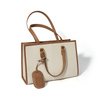 Genuine pebble grained leather case handbag lady 