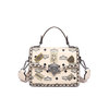 2022 New Fashion Badge Handbag Trend Versatile One Shoulder Messenger Small Square Bag High Quality Leather Women's Bag