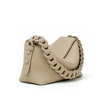 Fluffy genuine leather lady crossbody bag daily use work bag for young women