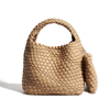 Woven Braided Genuine Leather Crossbody Bag