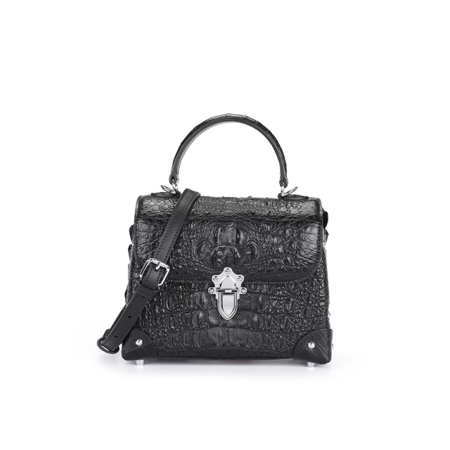 Genuine Crocodile Leather Small Commuter Crossbody Bag For Women