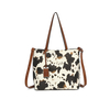 Western-Inspired Cow Print Chic Tote Bag
