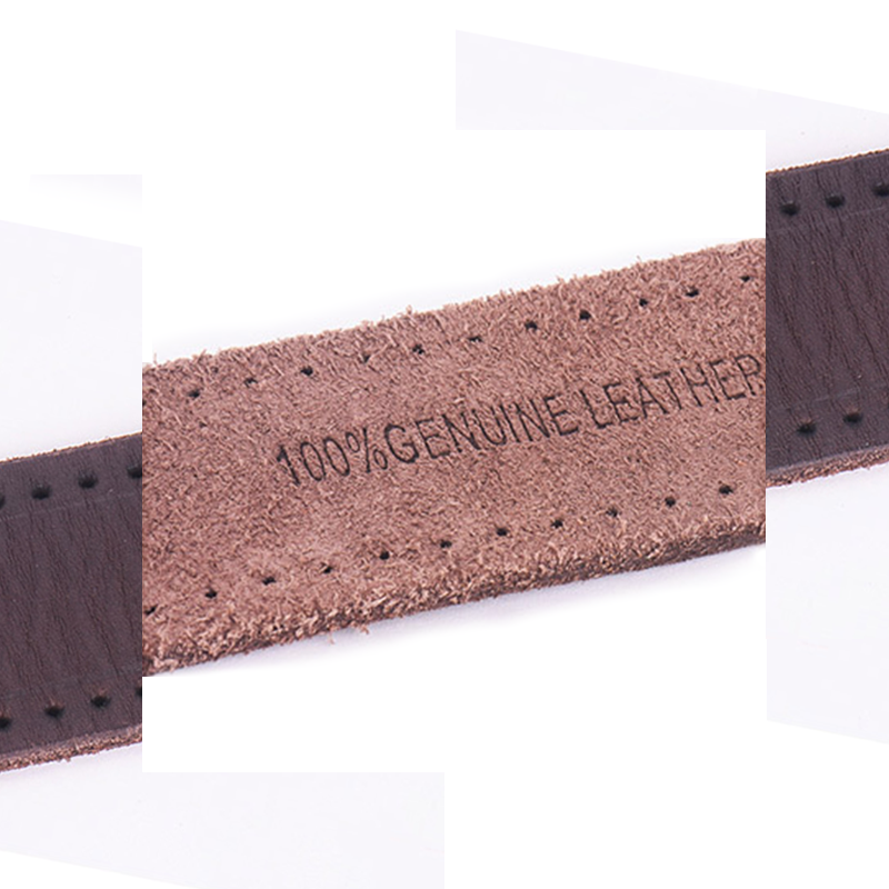 Men's Top Cowhide Washed Retro Pin Buckle Belt-Natural Lining