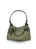 Women’s Minimalist Genuine Leather Hobo Bag With Crossbody Strap