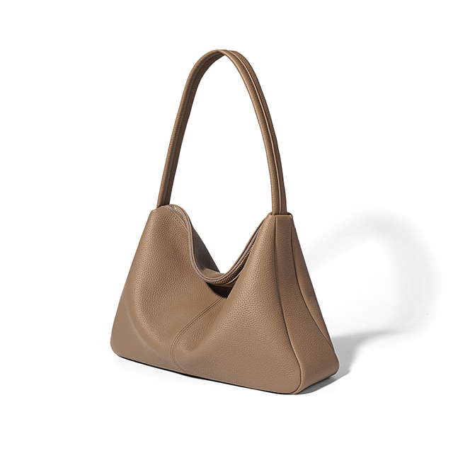 2024 Candy Minimalism Genuine Leather Hobo bag For Female
