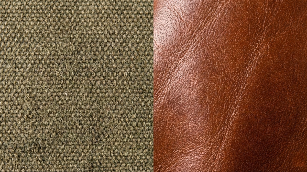 close-up-comparison-of-rough-canvas-and-smooth-leather-textures