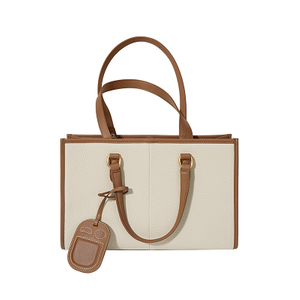 Genuine pebble grained leather case handbag lady 