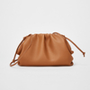 Recycled vegan leather crossbody bag with frame lady fashion sling bag