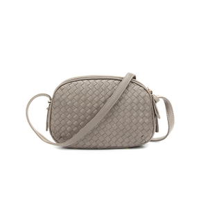Weave Sling Crossbody hand bags for women shoulder purse PU leather Cute student ladies handbags