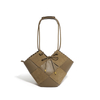 Suede leather sling tote bag women handbag