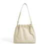 2024 Genuine leather ruched minimalist hobo pouch
