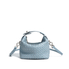 2024 Women’s Woven Genuine Leather Minimalist Shoulder Handbag