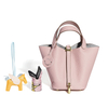 Designer Picotin Lock Bag Top Layer Cowhide Basket Bag For Female