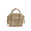 Minimalist Genuine Leather Lock Buckle Double Wing Crossbody Handbag