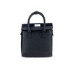 Full-Grain Leather Genderless Crossbody Commuter Laptop Bag