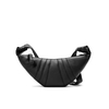 Genuine Leather Minimalst Crescent Crossbody Hobo Bag