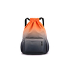Gradient Nylon Sports Drawstring Backpack Bag