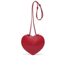Women's Genuine Leather Heart-Shaped Crossbody Purse