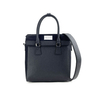 Full-Grain Leather Genderless Crossbody Commuter Laptop Bag