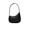 Crescent-Shaped Single-Shoulder Genuine Leather Underarm Bag