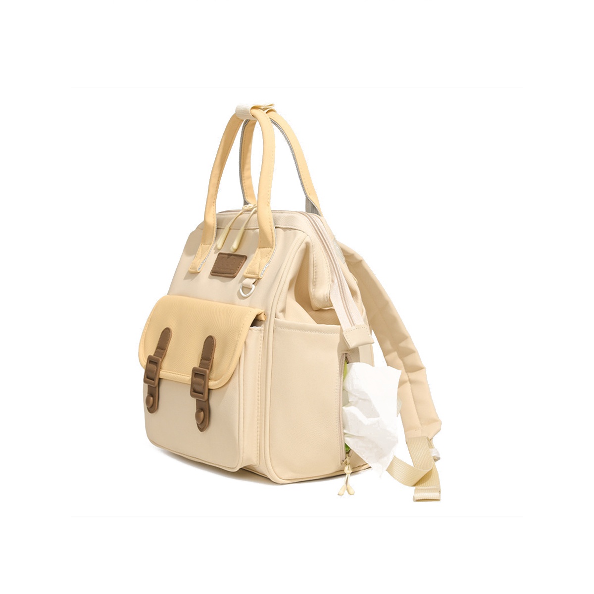 Fashion color-block lightweight nylon mommy diaper bag-Easy-Access Side Pocket For Tissues Fashion color-block lightweight nylon mommy diaper bag-Easy-Access Side Pocket For Tissues