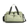 Expandable Nylon Gym Duffel Bag with Separate Shoe Compartment for Travel
