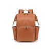 Multi-opening Portable Waterproof PU Leather Diaper Backpack