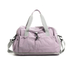 Expandable Nylon Gym Duffel Bag with Separate Shoe Compartment for Travel