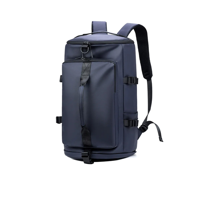 Convertible Travel Backpack with Multi Carry Options and Front Zipper Pocket