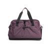 Expandable Nylon Gym Duffel Bag with Separate Shoe Compartment for Travel