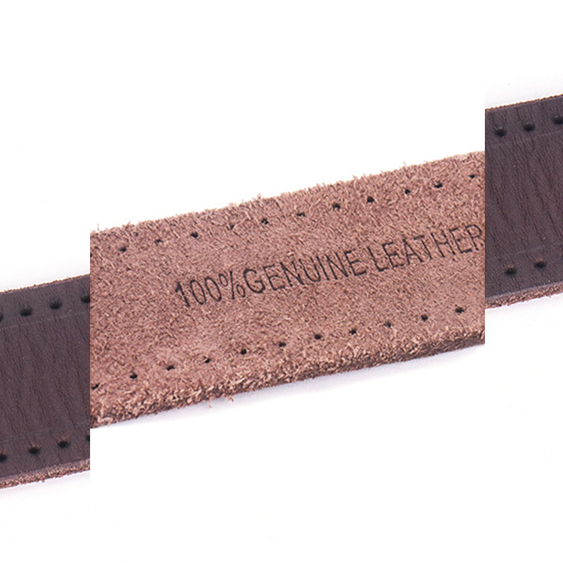 Men's Top Cowhide Washed Retro Pin Buckle Belt-Natural Lining