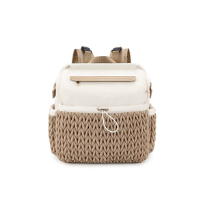 Waterproof Quilted Polyester Mommy Diaper Backpack