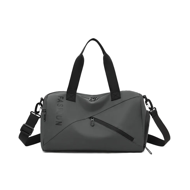 Waterproof PU Gym Duffel Bag with Wet Dry Compartment for Travel