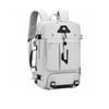 Expandable Rolling Travel Backpack with Laptop Storage and Multiple Compartments