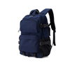 Multi-Pocket Nylon Laptop Backpack with Compression Straps for Work and Travel
