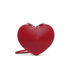 Women's Genuine Leather Heart-Shaped Crossbody Purse