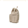 Multi-opening Portable Waterproof PU Leather Diaper Backpack