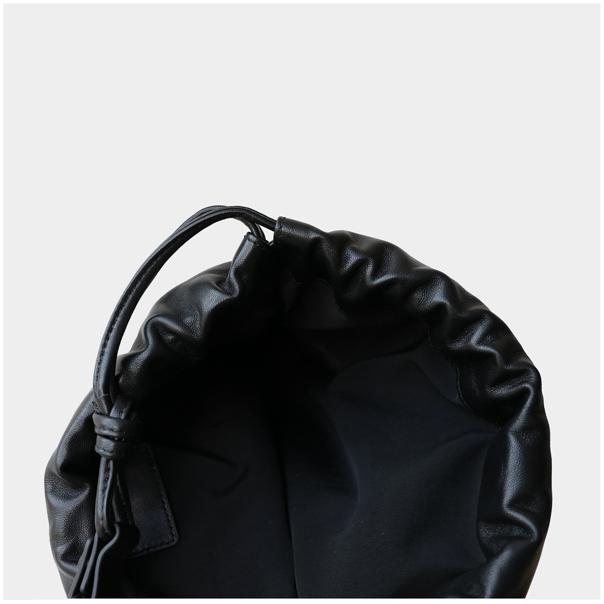 Woven Sheepskin Dumpling Bag | Genuine Leather Drawstring Bag-Lightweight And Spacious