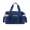 Water-Resistant Oxford Weekender Duffel Bag for Gym and Short Trips