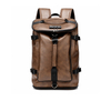 Vintage PU Leather Convertible Backpack for Business Travel and Weekend Trips