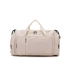 Large Capacity Nylon Travel Duffel Bag with Shoe Compartment