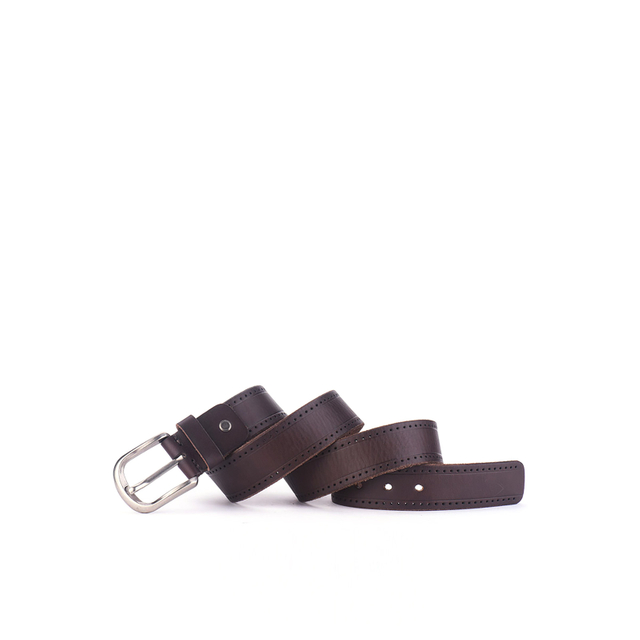 Men's Top Cowhide Washed Retro Pin Buckle Belt