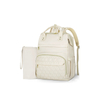 Heart Pattern Large Capacity Waterproof Diaper Backpack with Foldable Pad