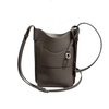 Minimalist Grained Calfskin Crossbody Phone Bag with Thin Strap