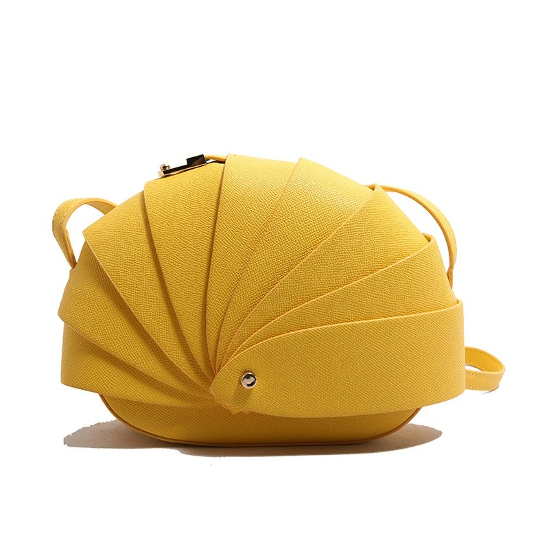 Snail-Beetle Inspired Commuter Crossbody Bag-Apple Shape