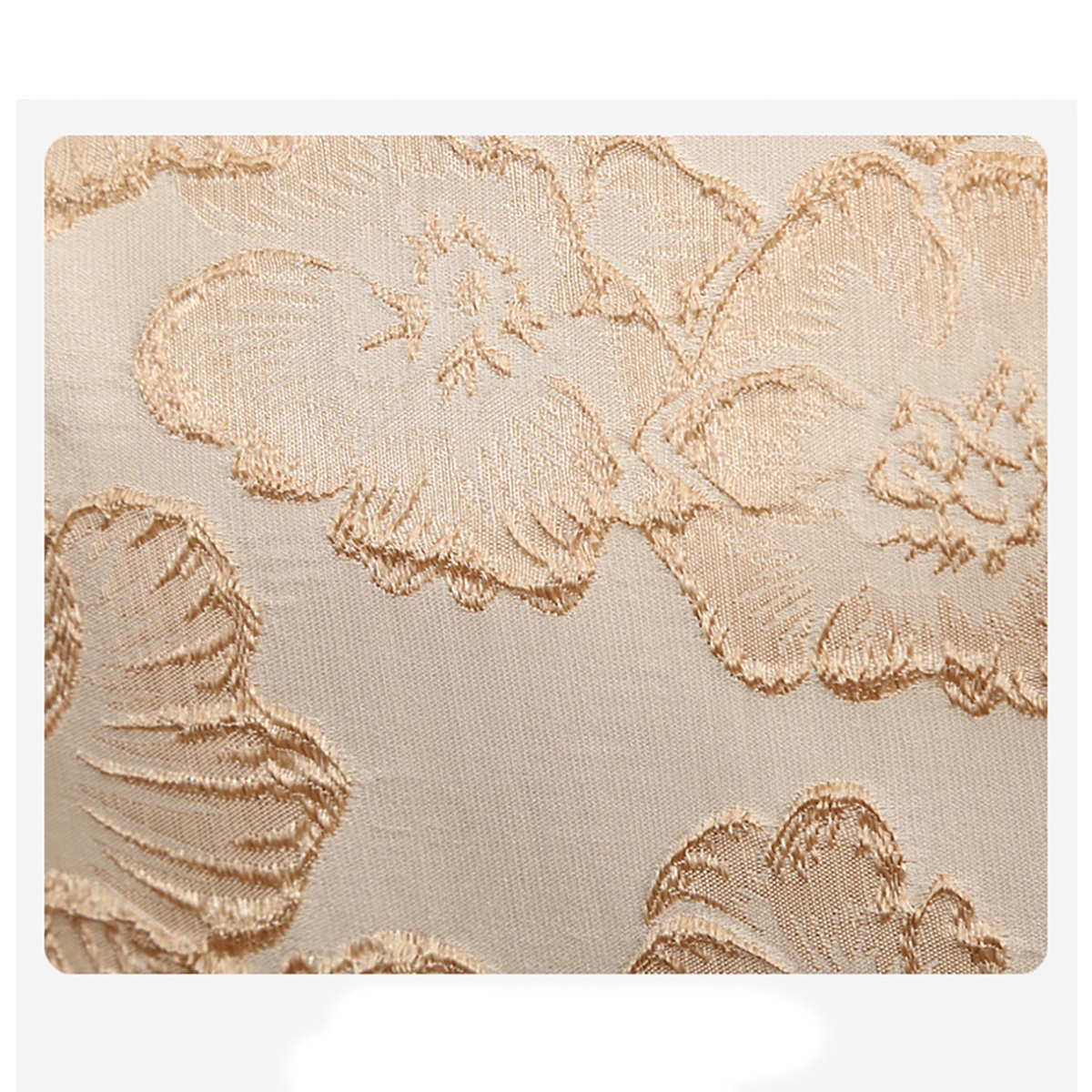 Chinese Style Kiss Lock Floral Shell Evening Bag with Pearl Chain -Intricate Floral Embroidery