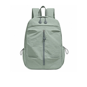 Lightweight Oxford Laptop Backpack with Vertical Front Zipper Pocket for Travel